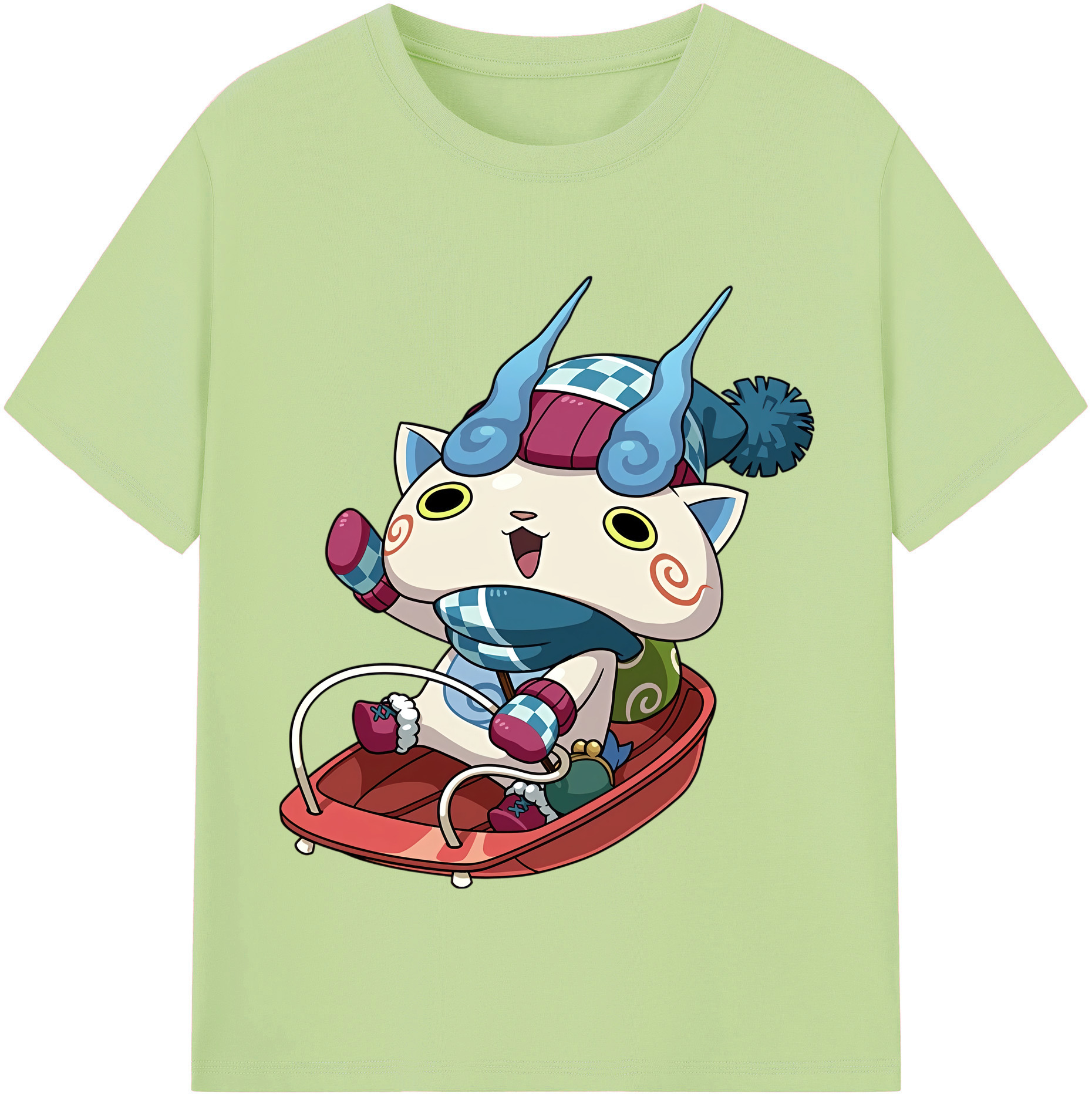 （画像用） 妖怪ウォッチ Yo-kai Watch 綿100％半袖Tシャツ（フロントプリント）